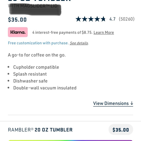 Set of 2 Yeti 20 oz Tumbler Mint Green - Picture 5 of 8